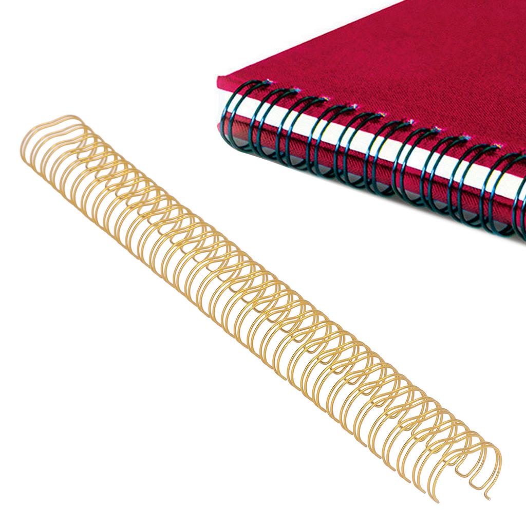 50 Packs Double   Wire Binding Spines   Paper Size 180 Sheets Capacity 3Celsius4in Diameter Wire Binding Rings for  