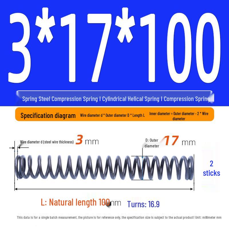 Compression Spring Y-Type Shock Absorbing Coil 3*16/17/18/19/20