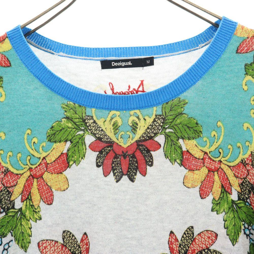 Desigual Overall-Griff Langärmliger Strickpullover M Damen Gebraucht