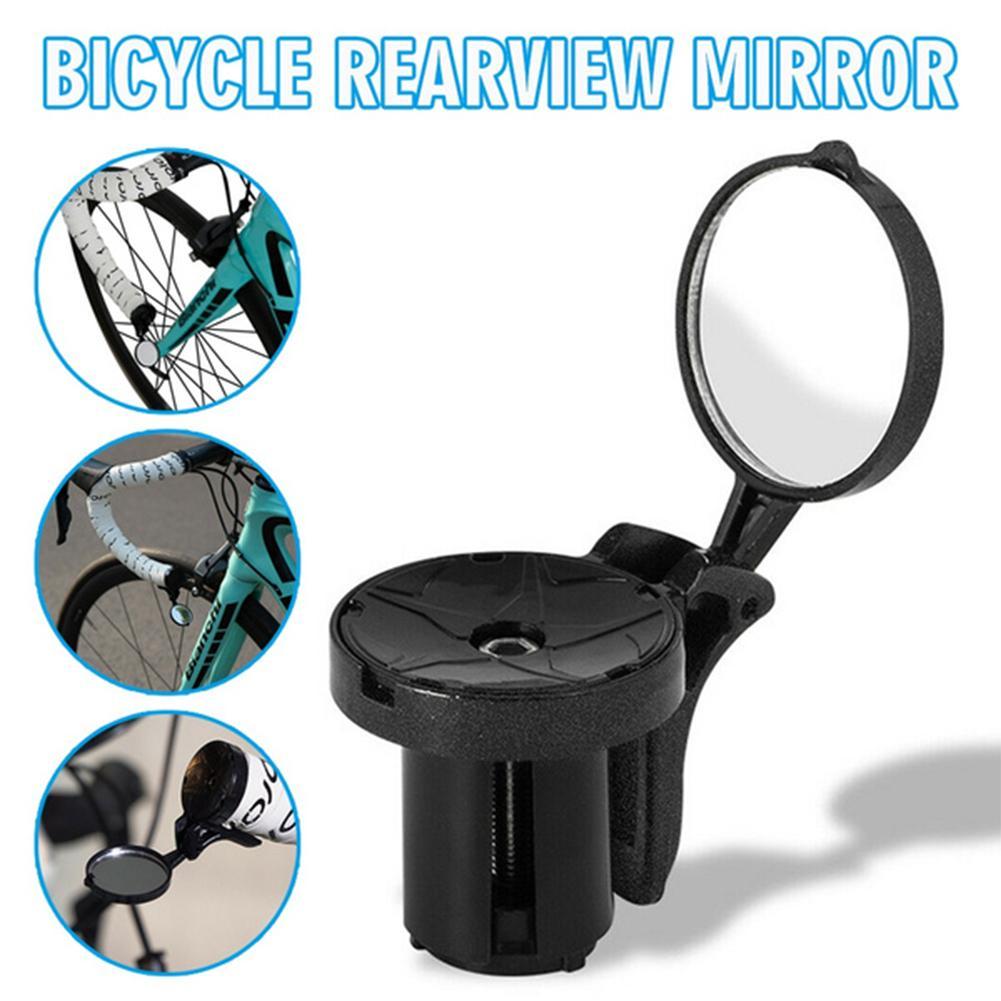 Rearview Rear View Mirror Bicycle Mirror Adjustable Mini Bicycle Rearview Mirror for Road Bike Handlebar Flexible Safe