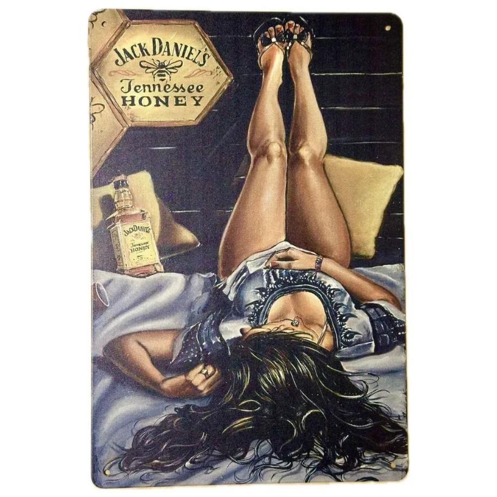 Vintage Metal Sign Bar Garage Man Cave Wall Decor 20x30cm