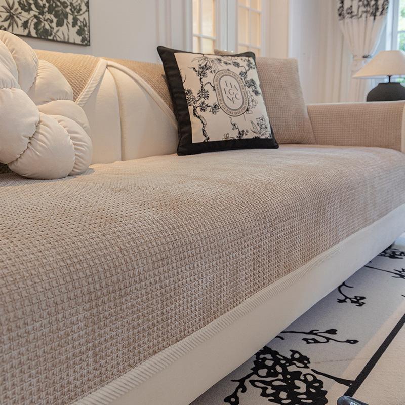 

Чехлы для диванных подушек из синели, тканевый коврик, универсальный чехол на четыре сезона, нескользящая подушка American Sense 70*70cm