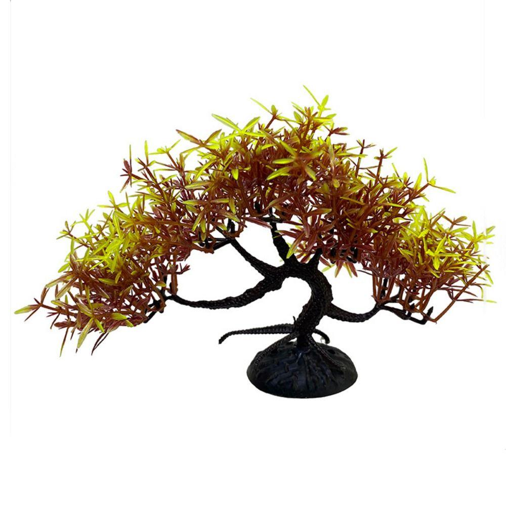 Plastic Artificial Pine Tree  Simulated Plant Lifelike Water Grass  Office Desk Decor