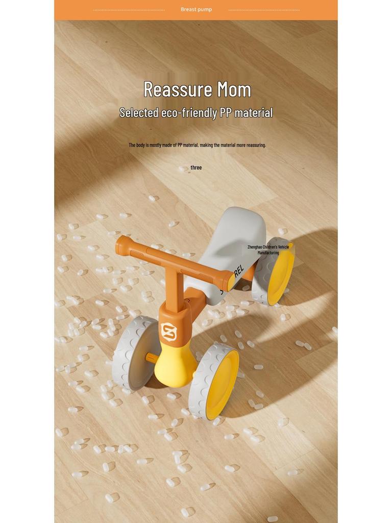 1-3 Year Old Toddler Balance Bike & Scooter: Children's Walker & Step Car