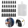 32PCS Tire Repair Kit Rubber Screw Nails For Car Motorcycle Truck Bike Tubeless Puncture Fix With Storage Box