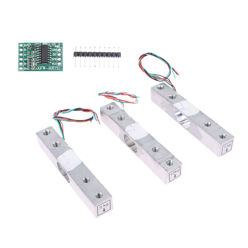 1/2Pcs Aluminum Alloy Weighing Pressure Sensor 1Kg 5Kg 10Kg 20Kg Hx711 Ad Module Weight Sensor Electronic Scale Load Cell