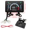 Universal LED Digital Motorcycle Speedometer RPM Tachometer Water Temperature Gauge 2 units Odometer Dashboard ABS Moto Gauge
