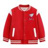 Kids' Autumn/Winter Baseball Jacket - Boys' & Girls' Medium/Large Plus Velvet Spring/Fall/Winter Outerwear