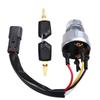 A21E-For Caterpillar 277B 246 262 232B 232 267B Ignition Switch With Keys 142-8858