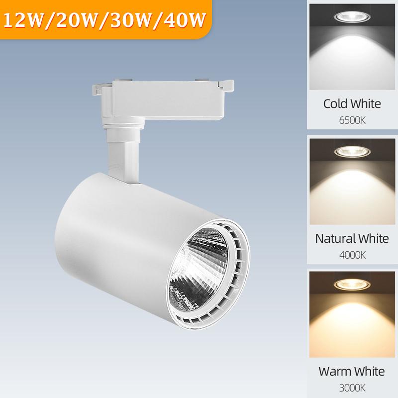 RGB Track Light Hanging Chandelier Ceiling Lamps Home Living Room Clothing Lamps Store Lighting LED RBG Track Spotlight Spot Led