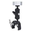 Rv Ladder Mount for Mini Double Ball Head Strong Clip Multifunction Adjustable Clamp Mount for Pole RV Trailer Yacht