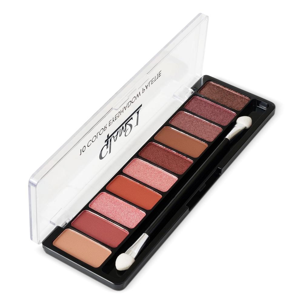 Get Smoky 10 Color Eyeshadow Palette | Smudge Free | Long Wearing And Easily Blendable Eye Makeup Palette Matte, Shimmery And Metallic Finish