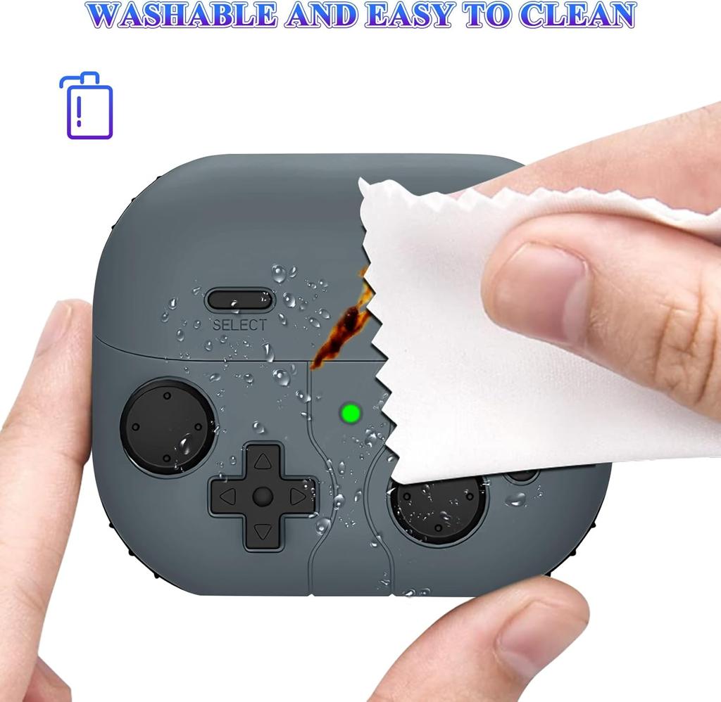 Game Silicone Case for Samsung Galaxy Buds 3 FE/ Buds 3 Pro / Buds 3 Full Protective Skin Case for Samsung Galaxy Buds 3 Series