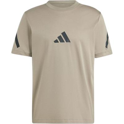 ZNE. Logo Print Lässiger Pullover Kurzarm T-Shirt Herren Tops Ton JE7541
