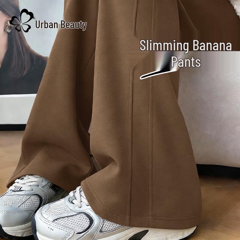 Women s High-Waist Casual Straight-Leg Pants S