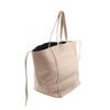 Used CELINE Hippo phantom Tote Bag leather Beige Used Women