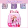 Mochila Infantil Cartoon Dinossauro Com Lona Impermeável Para Uso Escolar