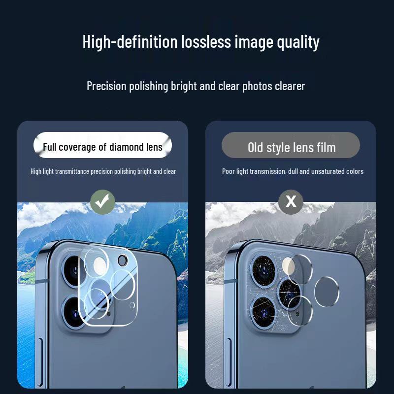 Kompatibler Kameraobjektivschutz für iPhone 16 Pro Max/17 Pro Max/17 Air