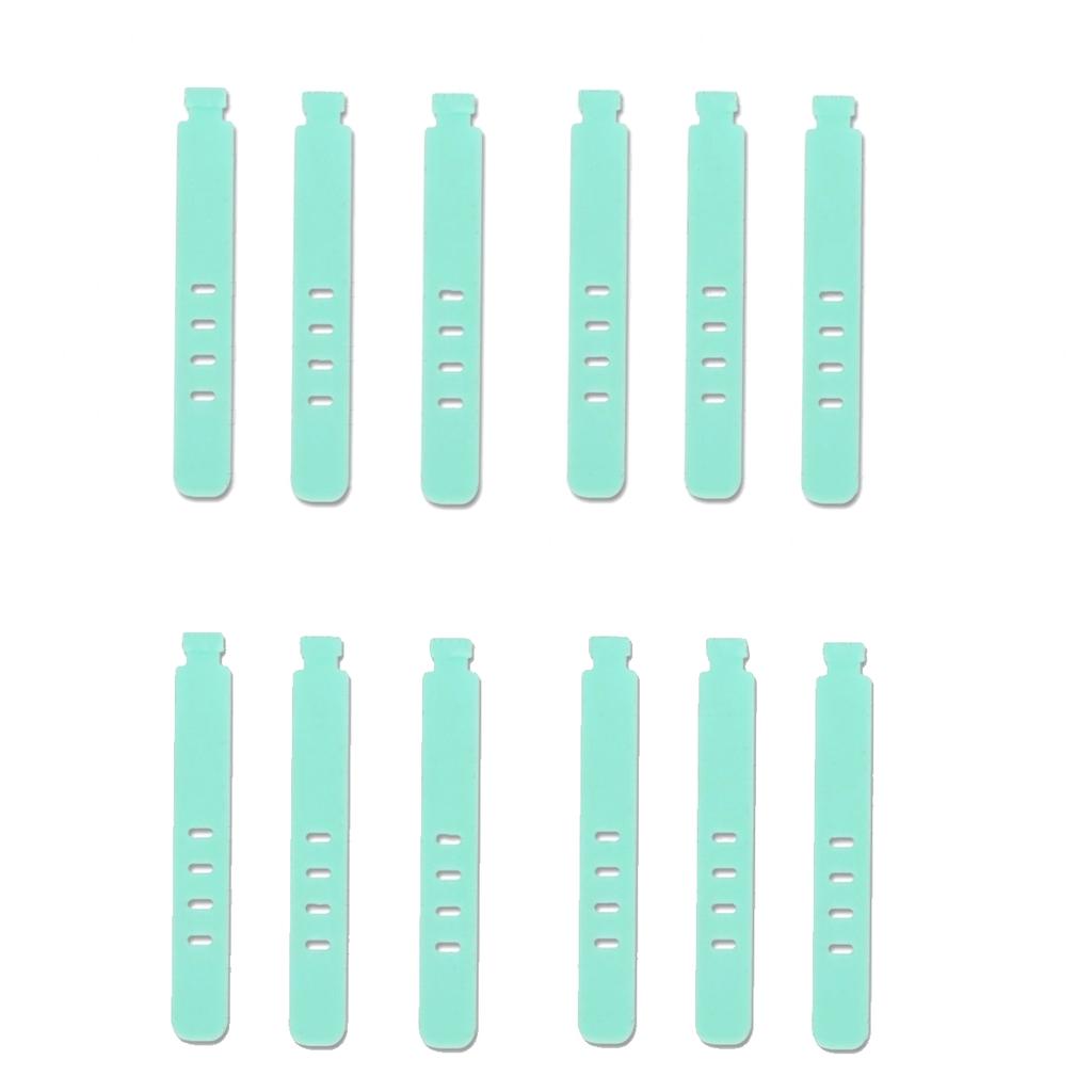 4/12/20pcs Mobile Phone Cable Winder Earphones Clip Charger Cord Organizer Management Silicone Wire Cord Fixer Holder Cable Belt