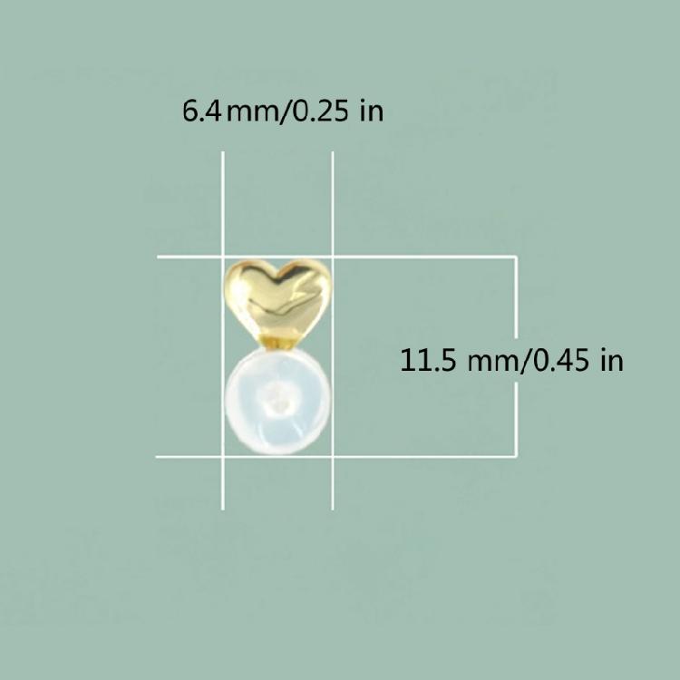 Stable Support for New Piercings Earring Back for Tilt and Discomfort Prevention
