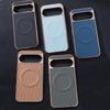 Heat Dissipation Flannel Plating Edges PC+TPU Case for Google Pixel 8 9 Pro XL 9A Magnetic Wireless Charging Business Type Cover