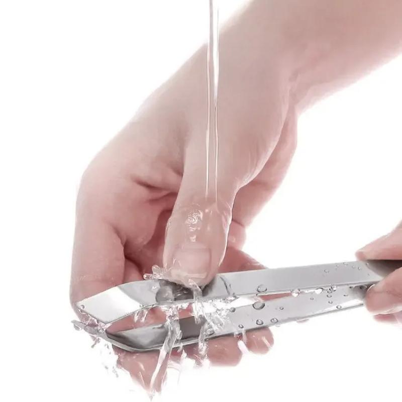 2 Stück Edelstahl Fischgrätenpinzette Zange Clip Zieher Entferner Zange Fischgrätenzupfklammer Knoblauchschäler Haarentfernungsklammer