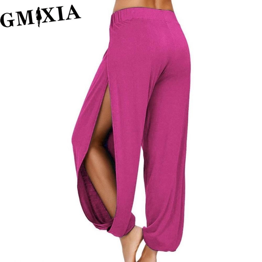 

GMXIA Женские Модные Повседневные Однотонные Брюки и Капри с Принтом XXXL розы красного