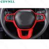 Steering Wheel Border Panel Cover Trim 1PCS For Honda HRV -2024 Bright Red