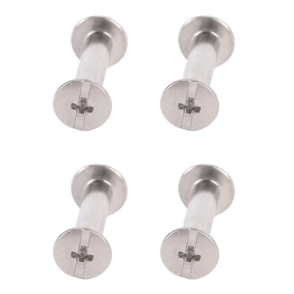 100 Sets Rivets M2 Stainless Steel Multifunctional Hex Nut Flat Round Head Screw Rivets for Fence