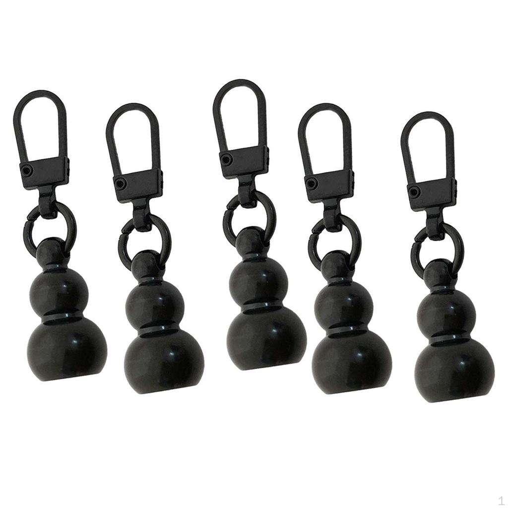 5 Pcs Zipper Charm Pumpkin Backpack Accessories Head Detachable for Handbag Garment