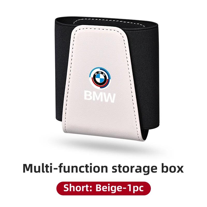 

Car Sticker 2025 Hot Car Accessories Side Door Seat Back Organizer Box Leather Storage Bags For BMW X3 X5 M5 M3 E46 E90 E60 F10