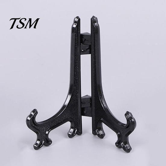 Picture Frame Display Plate Rack Safe Wide Application Triangle Structure Dish Portable Easels Holder for Hotel Kitchen Easel