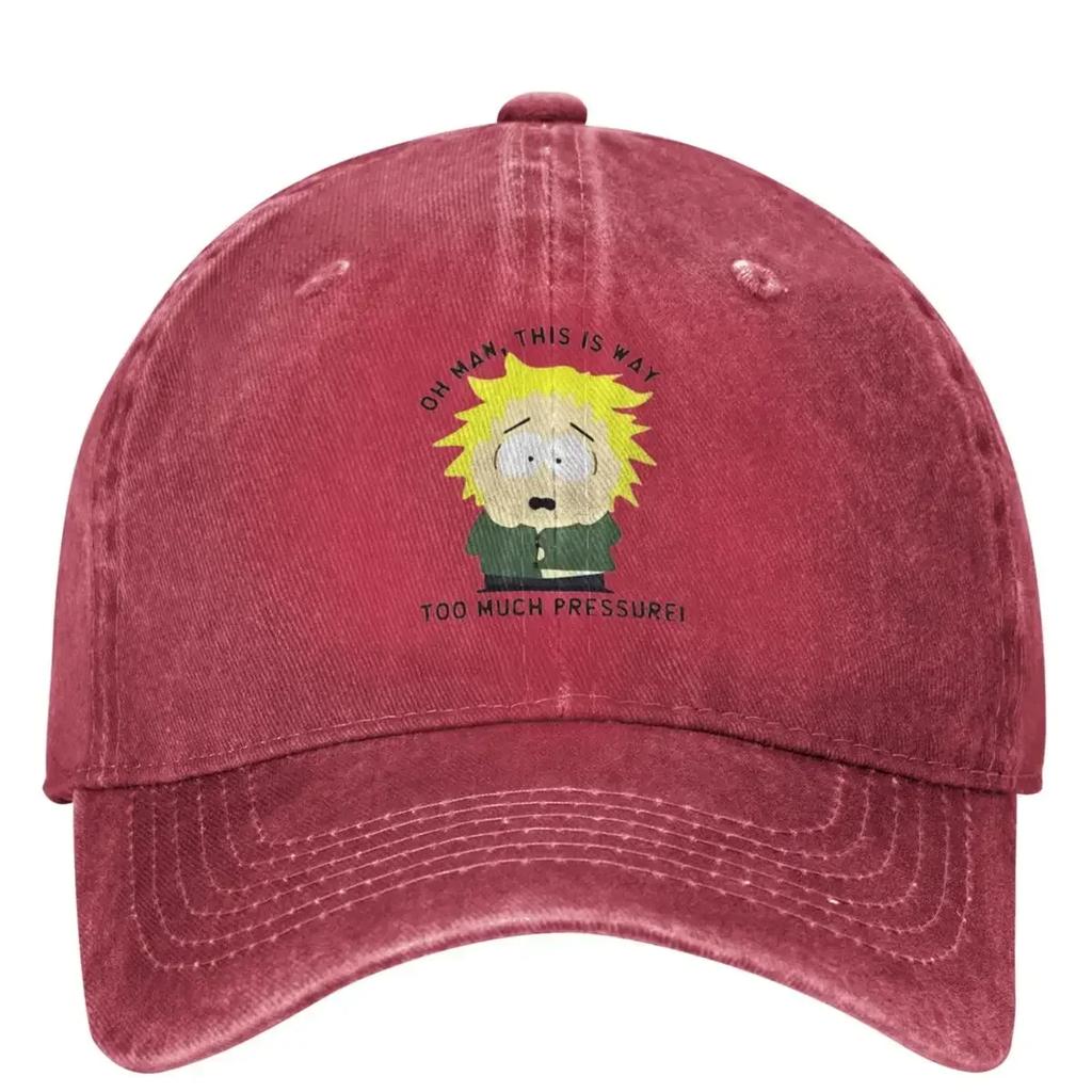 Tweek Tweak Washed Baseball Cap Souths Cartoon Parks Fashion Hip Hop Dad Hats Summer WoUnisex Unisex Running Sunshade Baseball Caps