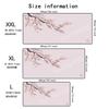 Cherry Blossoms Mouse Pad Large Computer Office Game Table Mat Rubber Antislip Stitched Edge Keyboard Mats 90x40 Xxl Desk Pads