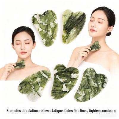 Heart-Shaped Jade Gua Sha Board for Meridian and Acupoint Massage