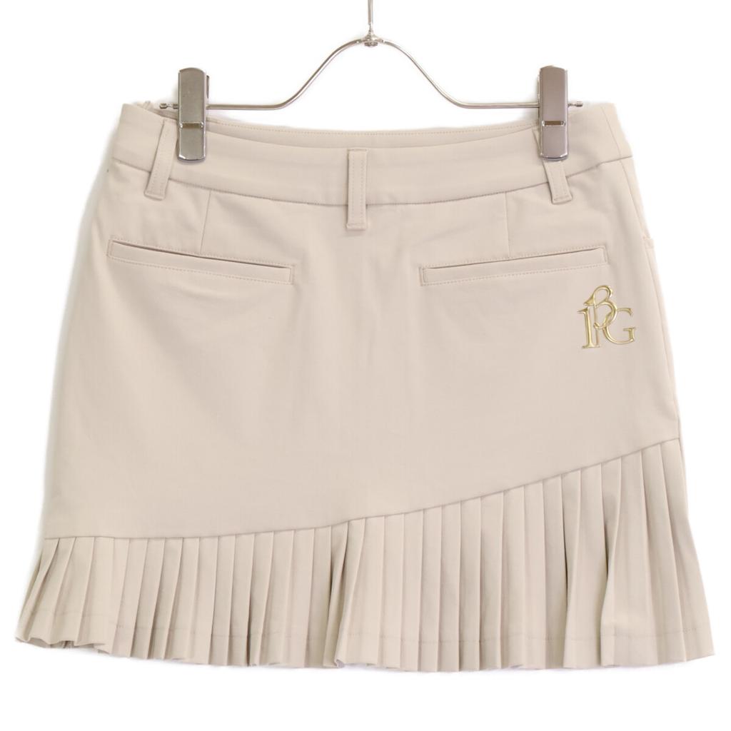 1piu1uguale3 [GOLF] GSP018 Beige Pleated Mini Skirt Skirt 2 beigeUsed