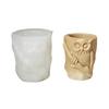 Owl Shaped Silicone Craft Mold Candle Holder Mold For Resin Jewelry Cement Planters Pen Holders DIY Creations