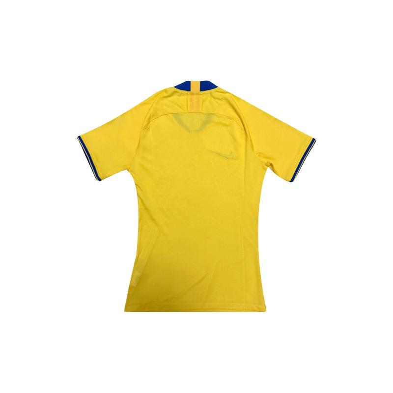 Nike Super League Jiangsu Suning Player Edition Away Logo Pullover Sports Short Sleeve Football Shirt Men Tops CI5994-726