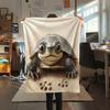 Schildkröte Nahaufnahme Muster Flanelldecke, Hohe Qualität Bequem für Alle Jahreszeiten, Heimdekoration, Wärme und Komfort, Perfekt für Geschenke.