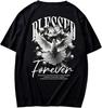 SOLY HUX T-shirts Graphiques pour Hommes Chemise Hip Hop Manches Courtes Col Rond Amples Hauts d'Été Streetwear