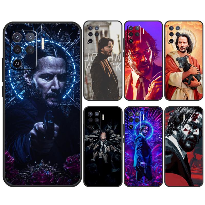 John Wick Movie For OPPO A74 A94 A54 A58 A78 A98 A16 A76 A96 A15 A17 A77 A5 A9 A52 A72 A79 A57S A53S Case