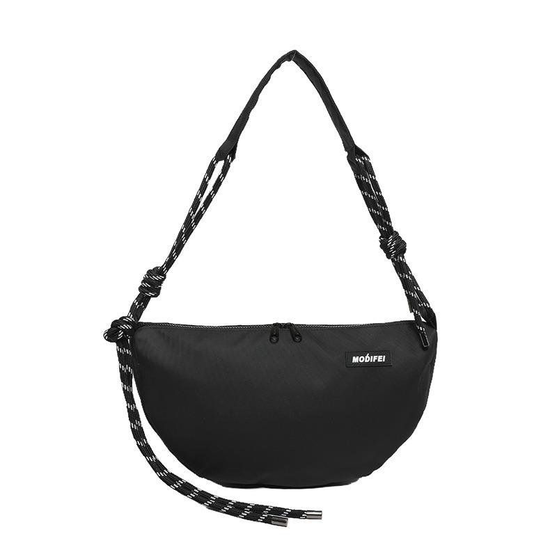 Men's and Women's Nylon Cloth Bags, Student Shoulder Crossbody Bags, Lightweight Couple Leisure Backpacks