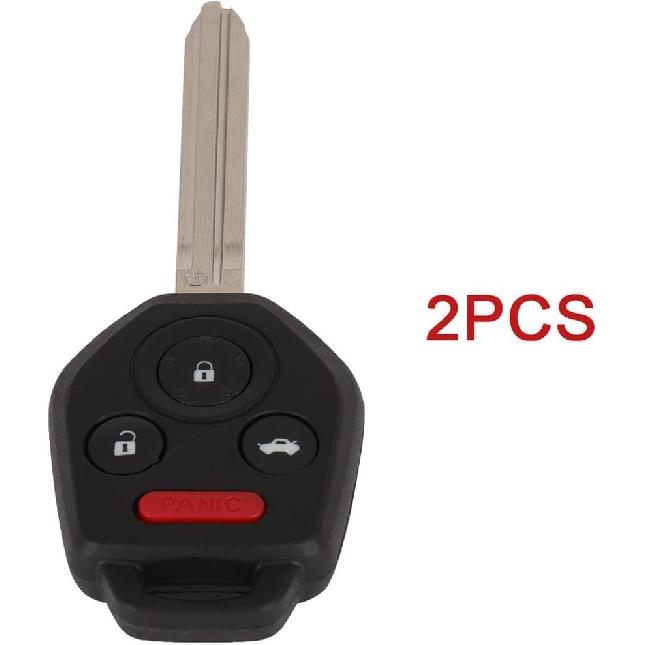 ECCPP X 2 Uncut Keyless Entry Remote Key Fob Replacement for 14 15 16 17 18 for Subaru Legacy 2 for Subaru Outback for SUBARU FORESTER CWTWB1U811