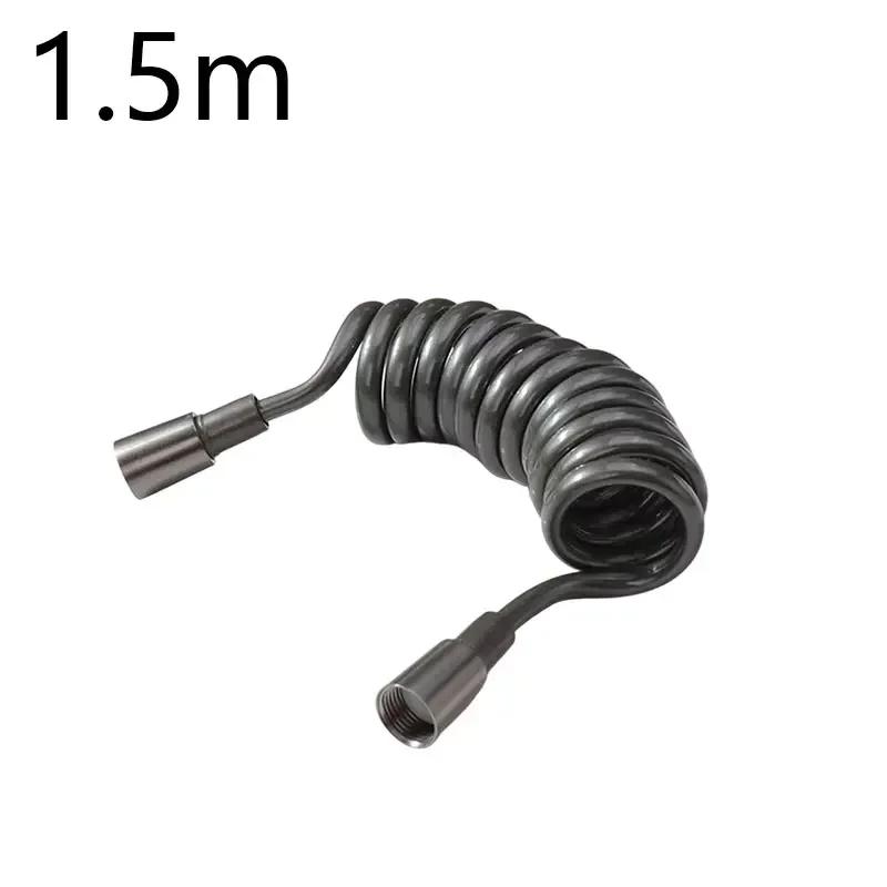 1.5m/2m/3m Bathroom Toilet Sprayer Plumbing Hose Shower Hose Water Plumbing Hose Plastic Soft Hoses for Bathroom Cleaning Pipe