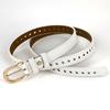 Leather Belt Vintage Women Versatile Decorative Waistband Casual Jeans Strap