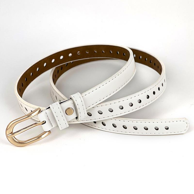 Leather Belt Vintage Women Versatile Decorative Waistband Casual Jeans Strap
