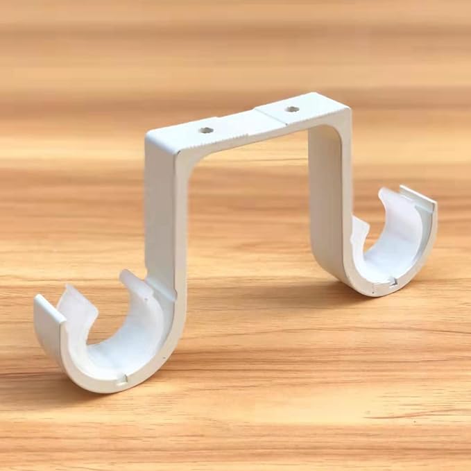 10pcs Sturdy Aluminum Rod Bracket Durable Easy Installation Long-lasting Not Easy To Break Or Deform