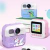 Kids Mini Instant Print Digital Camera with 48MP and 1080P Video for Fun Photography and Creative Coloring