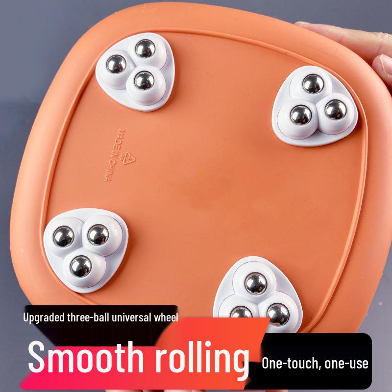 Universal Silent 360° Swivel Casters - Wear-Resistant Load-Bearing Wheel Set for Furniture