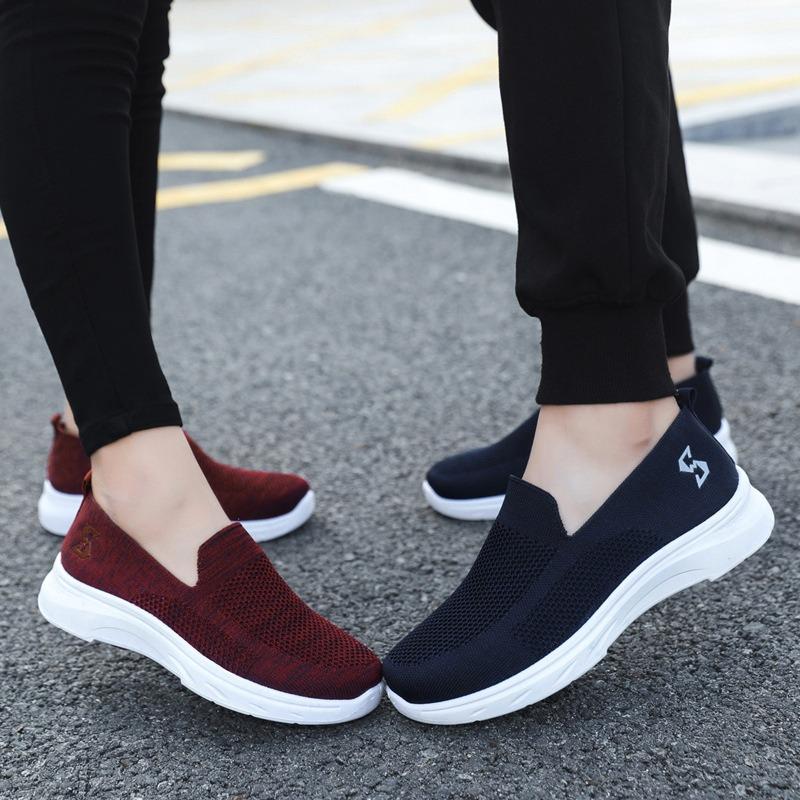 Women's Shoes, Sports Shoes, Spring and Autumn New Soft-soled Cloth Shoes, Breathable Mesh
